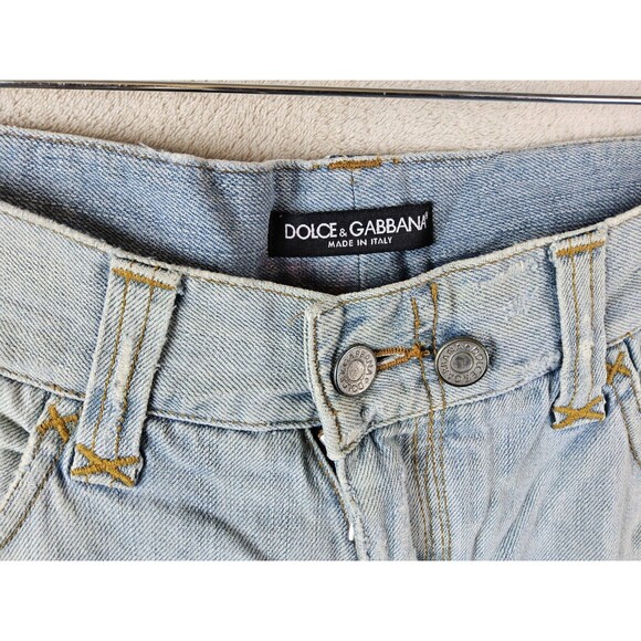 Dolce & Gabbana Distressed Denim Jeans Size 46 (30x33) - Picture 4 of 9